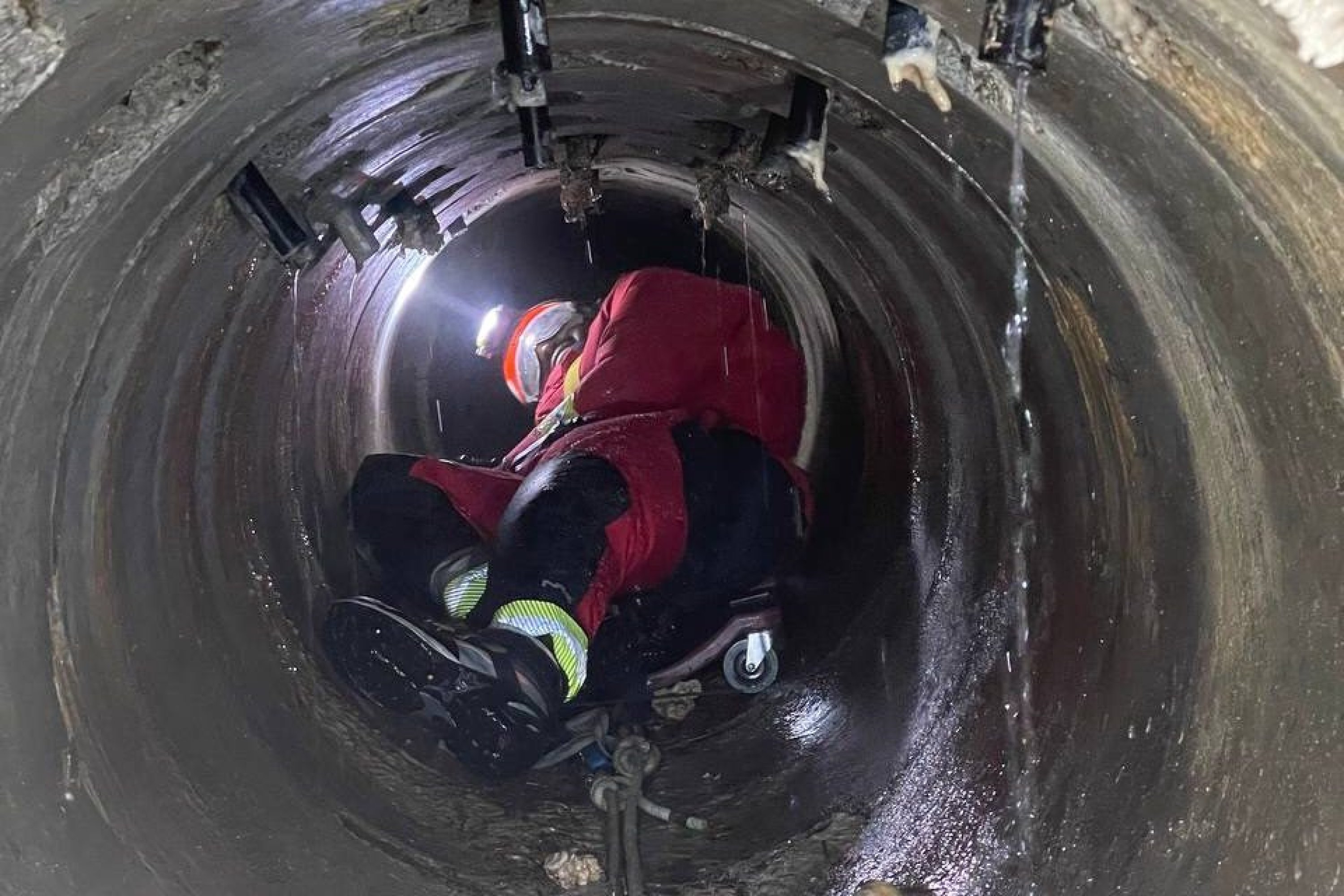 tief im Rohr  – Toprope