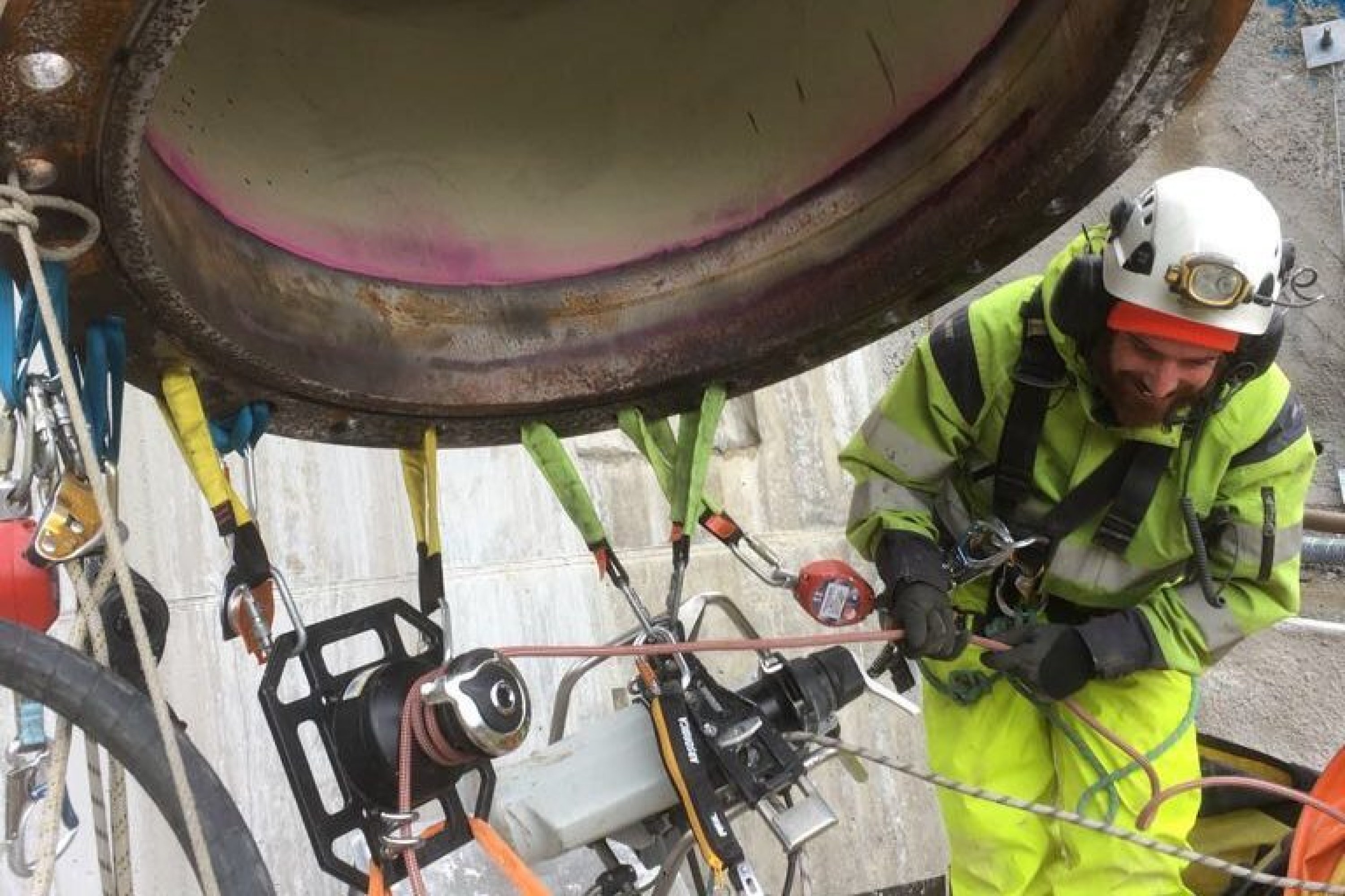 Inspektion Druckleitung  – Toprope