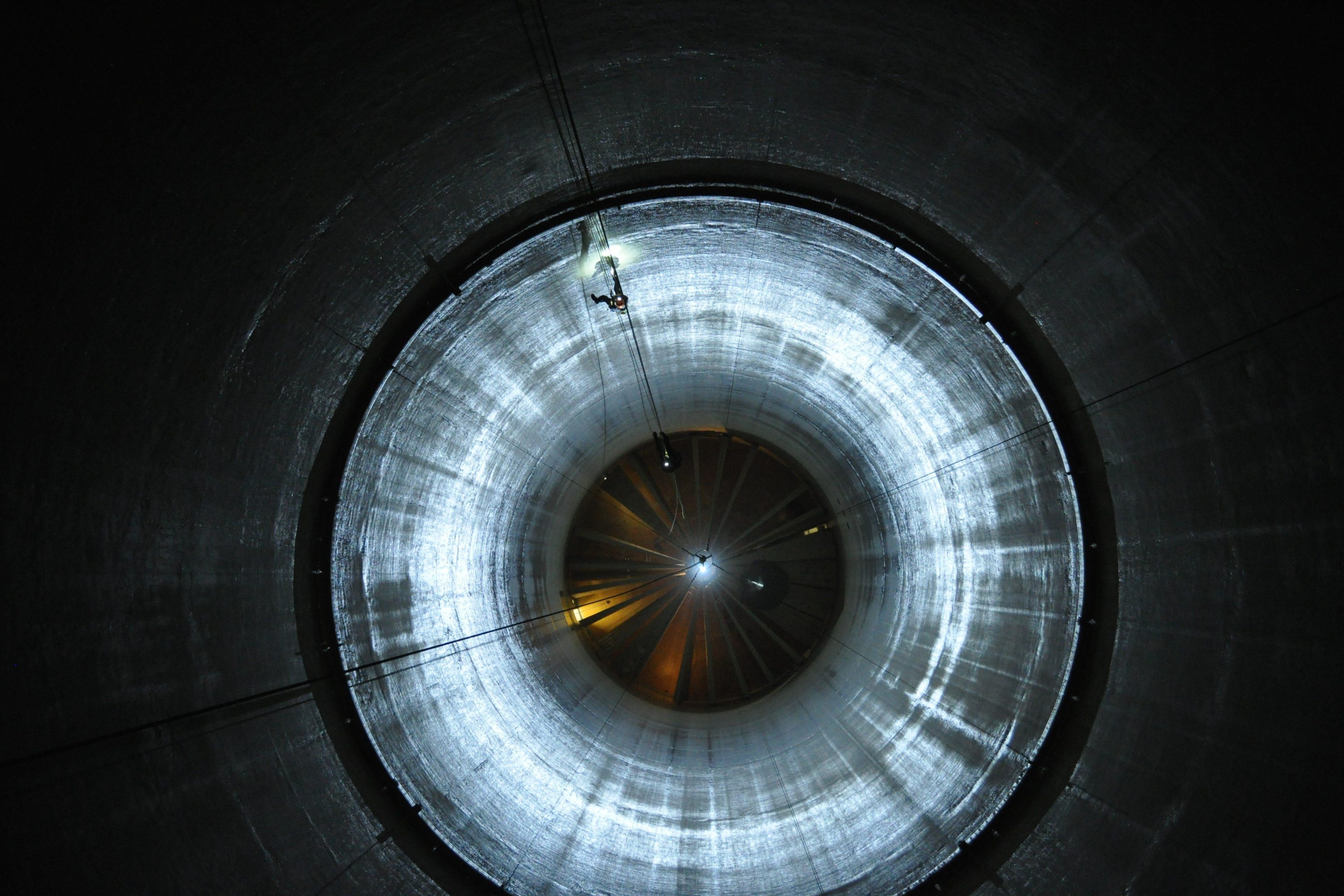 Inspektion in Pulvertrocknungs-Silo, Burgdorf  – Toprope